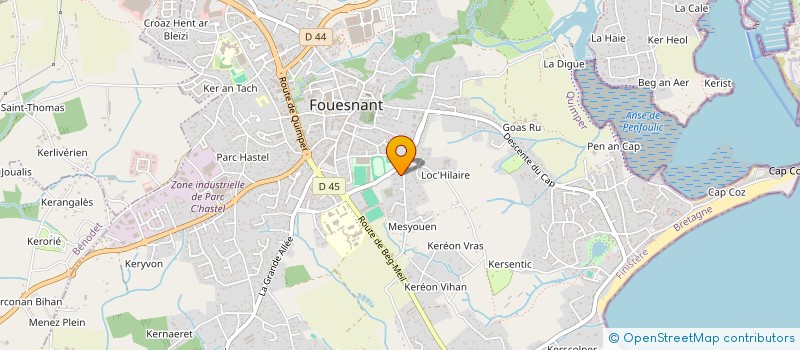 localisation de l'entreprise 403 172 984   FOUESNANT