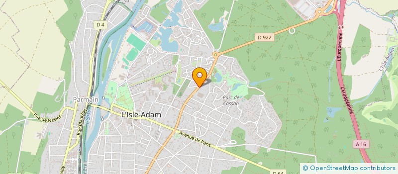 localisation de l'entreprise 403 182 777   DOMONT