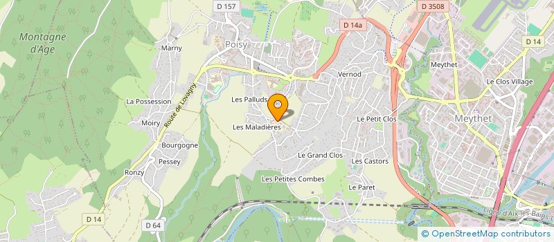 localisation de l'entreprise 403 304 231   POISY