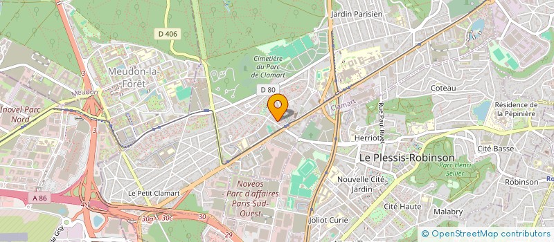 localisation de l'entreprise 403 326 457 à CLAMART