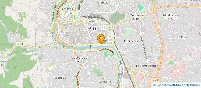 localisation de l'entreprise 403 414 899 à ALES