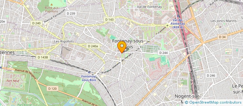 localisation de l'entreprise 403 541 014   FONTENAY-SOUS-BOIS