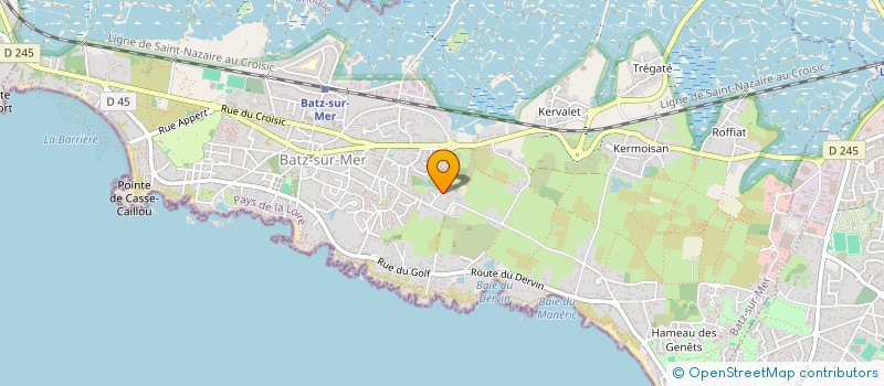 localisation de l'entreprise 403 587 538   BATZ-SUR-MER