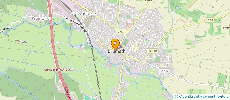 localisation de l'entreprise 403 595 259   BRUMATH