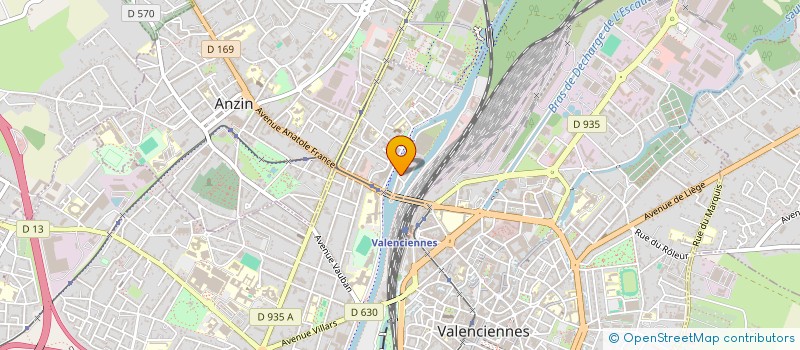 localisation de l'entreprise 403 764 244 à VALENCIENNES