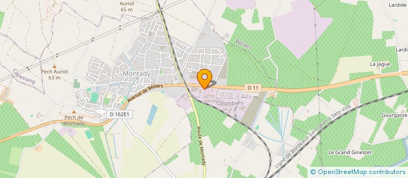 localisation de l'entreprise 403 784 127   MONTADY