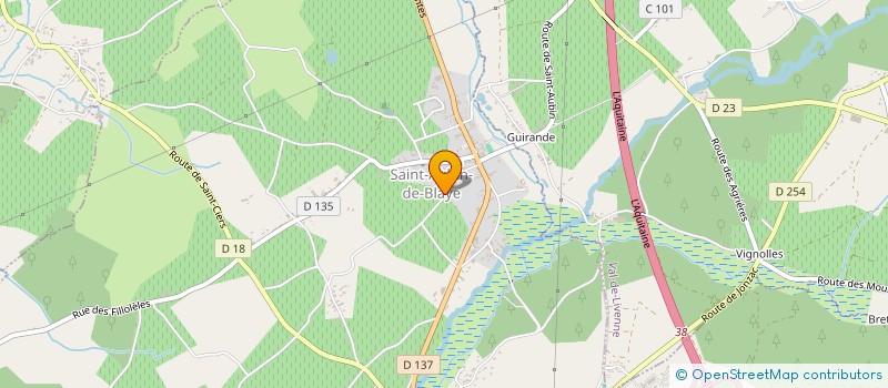 localisation de l'entreprise 403 807 704   SAINT-AUBIN-DE-BLAYE