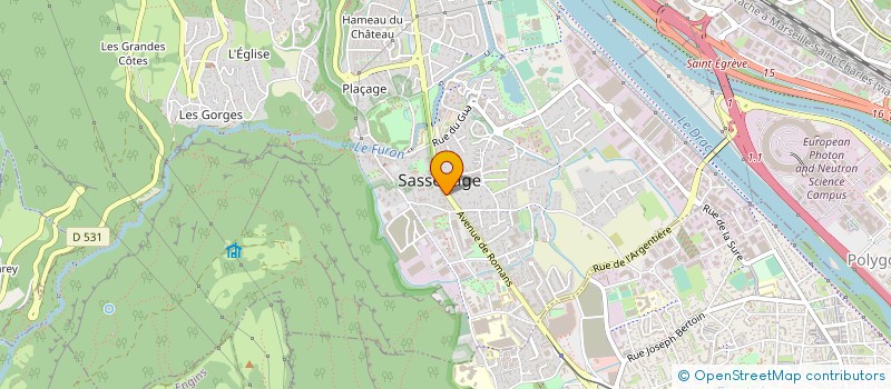 localisation de l'entreprise 403 814 049   GRENOBLE