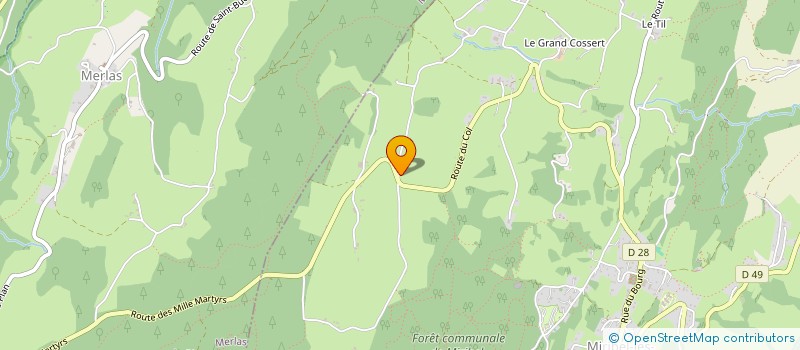 localisation de l'entreprise 403 897 614   MIRIBEL-LES-ECHELLES