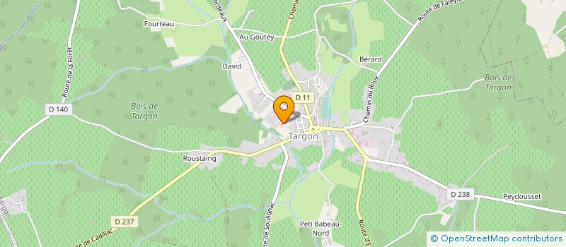 localisation de l'entreprise 404 053 571   TARGON