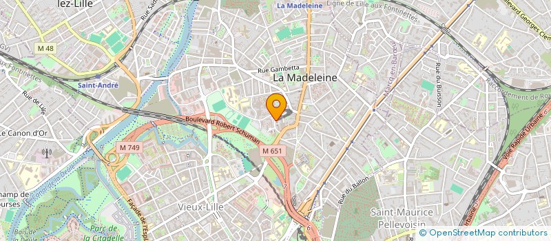 localisation de l'entreprise 404 191 132   ROUBAIX