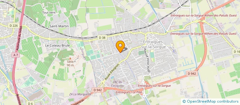 localisation de l'entreprise 404 222 309   ENTRAIGUES-SUR-LA-SORGUE