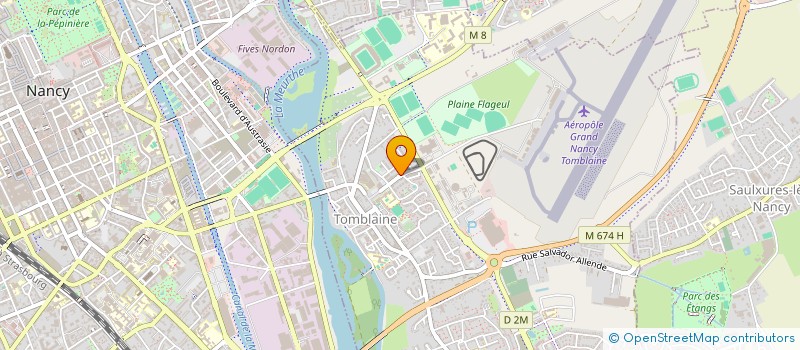 localisation de l'entreprise 404 299 869   TOMBLAINE