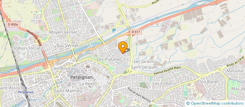 localisation de l'entreprise 404 301 707   PERPIGNAN