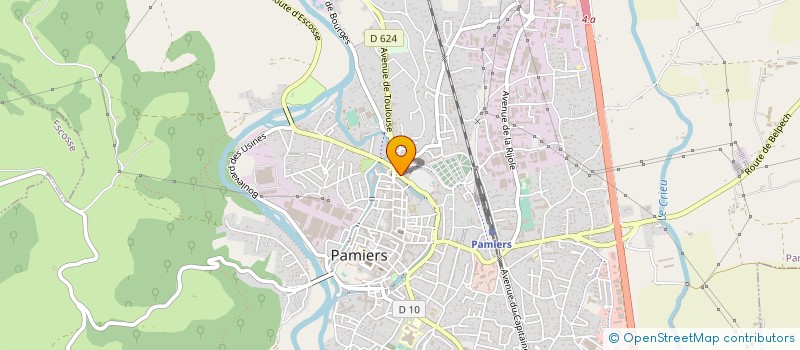 localisation de l'entreprise 404 316 366 à PAMIERS