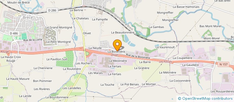 localisation de l'entreprise 404 334 625   PLESLIN-TRIGAVOU