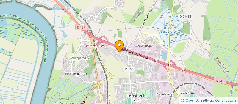 localisation de l'entreprise 404 370 900   ROCHEFORT