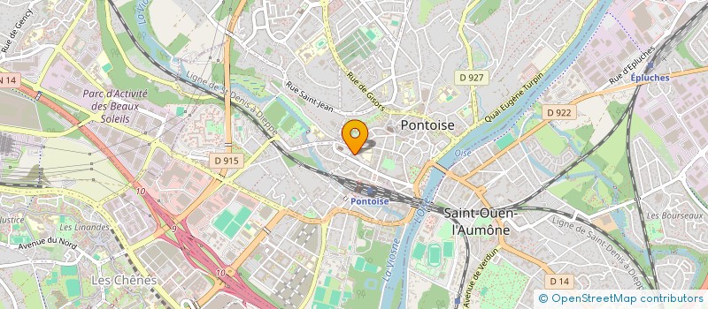 localisation de l'entreprise 404 410 011   PONTOISE