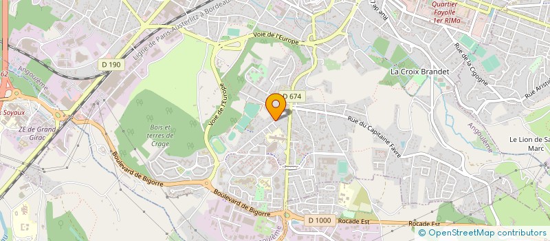 localisation de l'entreprise 404 434 326 à ANGOULEME