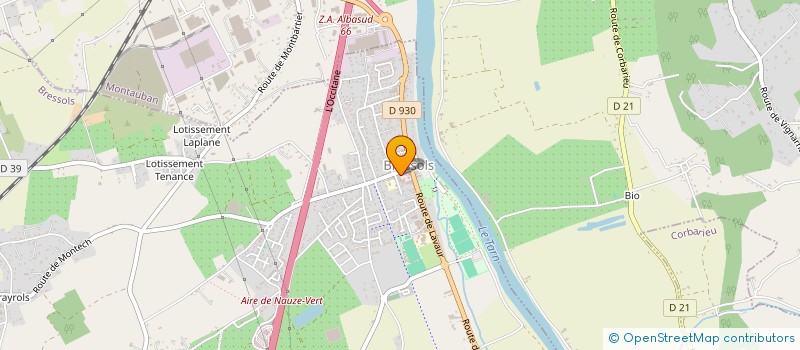 localisation de l'entreprise 404 461 360   BRESSOLS