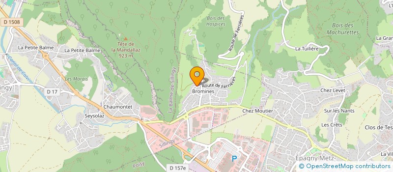 localisation de l'entreprise 404 462 780  à ANNECY