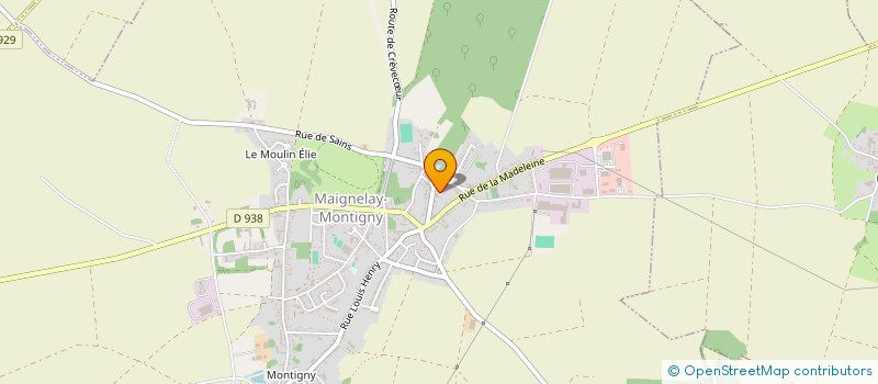 localisation de l'entreprise 404 529 976   MAIGNELAY-MONTIGNY