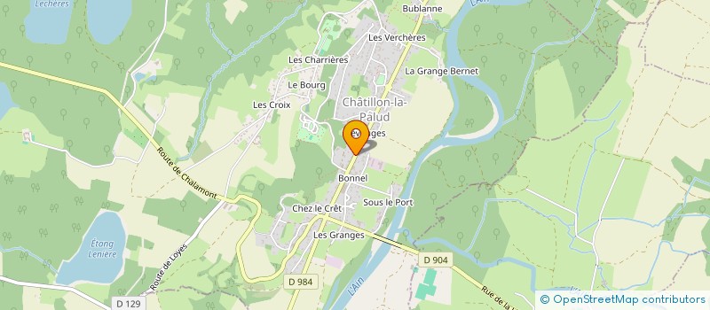 localisation de l'entreprise 404 530 594   CHATILLON-LA-PALUD