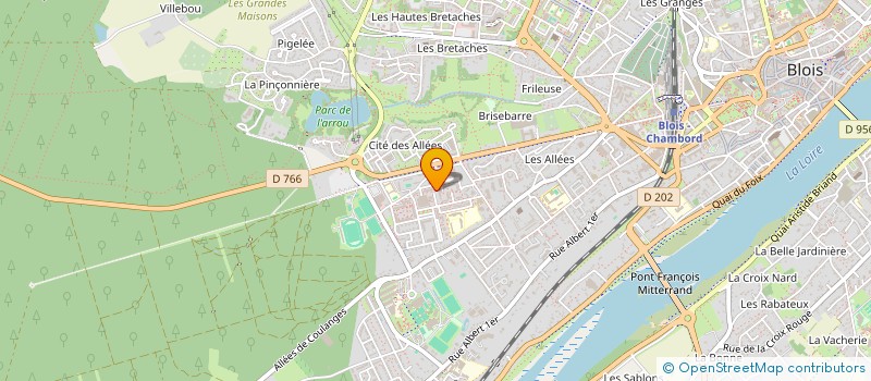 localisation de l'entreprise 404 572 000   BLOIS