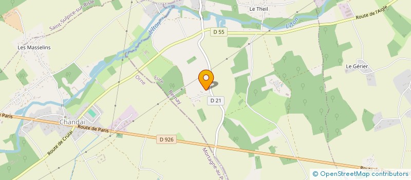 localisation de l'entreprise 404 662 017   VERNEUIL D'AVRE ET D'ITON