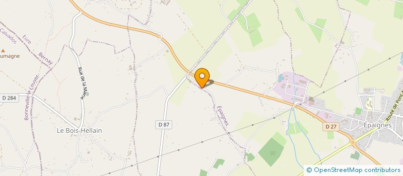 localisation de l'entreprise 404 662 132   LA CHAPELLE-BAYVEL