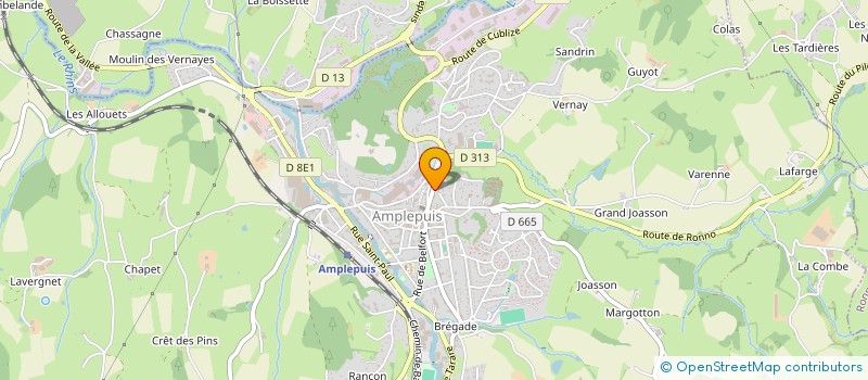 localisation de l'entreprise 404 723 066   ROANNE