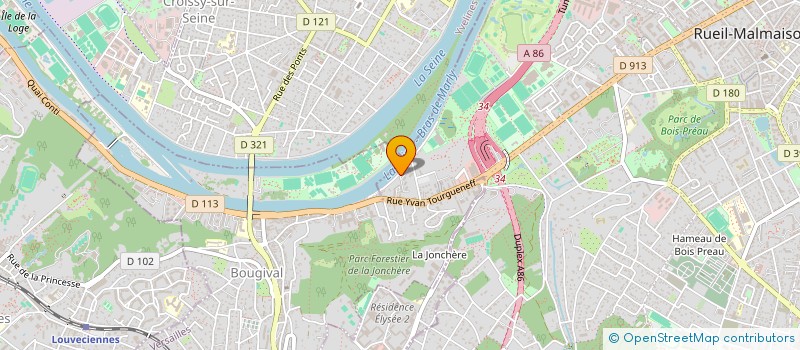 localisation de l'entreprise 404 732 034 à CLAMART