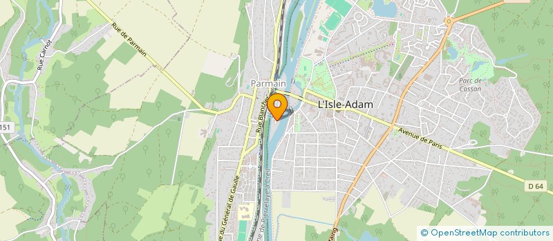 localisation de l'entreprise 404 734 279   L'ISLE-ADAM