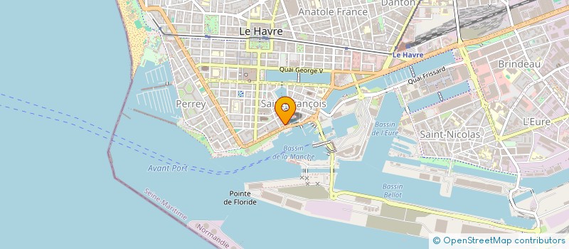 localisation de l'entreprise 404 à LE HAVRE