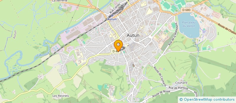 localisation de l'entreprise 404 879 926   AUTUN