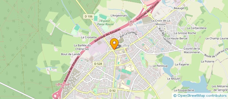 localisation de l'entreprise 404 963 076 à FOUGERES