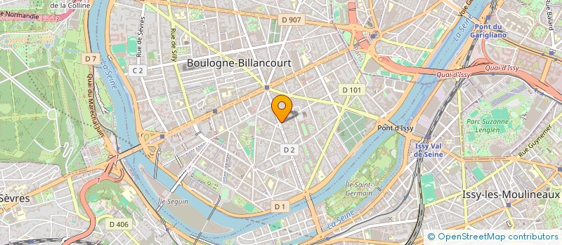 localisation de l'entreprise 404 RELOADED  BOULOGNE-BILLANCOURT