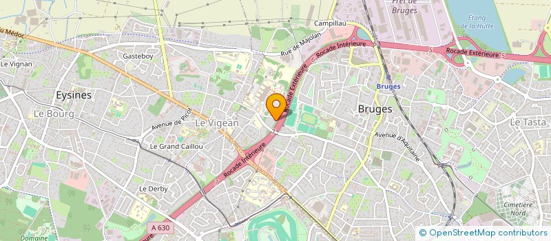 localisation de l'entreprise 404PROD  BRUGES