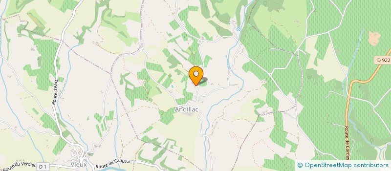 localisation de l'entreprise 405 066 267   ANDILLAC