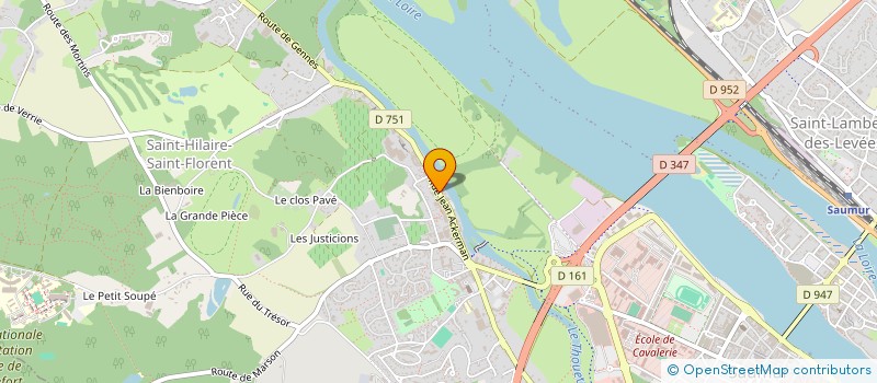 localisation de l'entreprise 405 143 835   SAUMUR