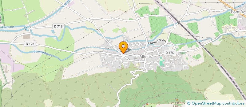 localisation de l'entreprise 405 188 327 à ALLEINS
