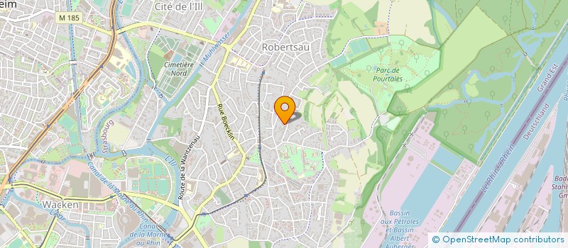 localisation de l'entreprise 405 380 635 à STRASBOURG