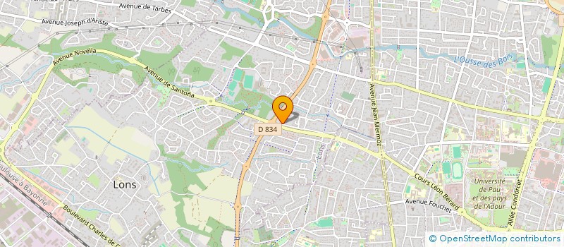 localisation de l'entreprise 405 386 079   LONS