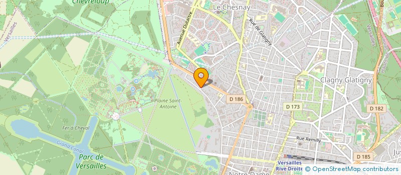 localisation de l'entreprise 4050 FONCIER à VERSAILLES