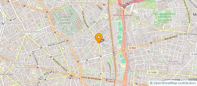 localisation de l'entreprise 407 561 950   PARIS