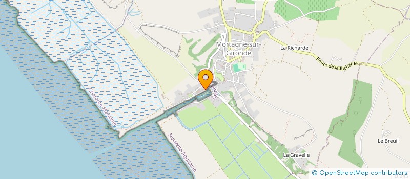 localisation de l'entreprise 407 628 577   MORTAGNE-SUR-GIRONDE