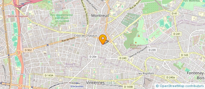 localisation de l'entreprise 407 779 826   PARIS