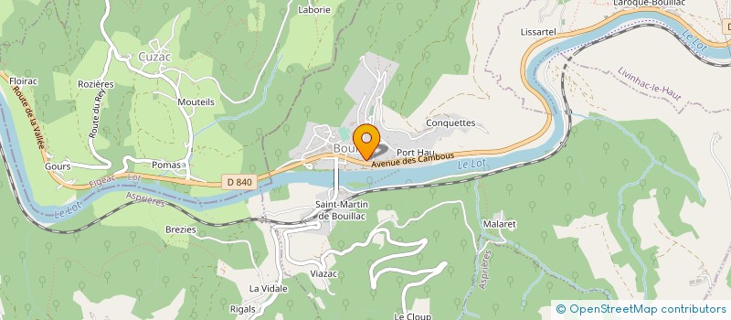 localisation de l'entreprise 407 987 247   BOUILLAC