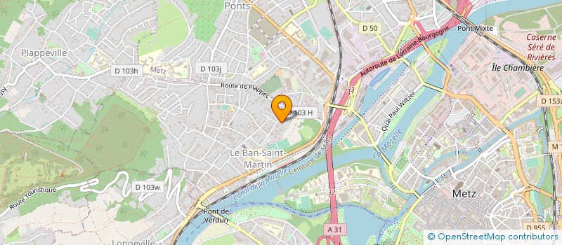 localisation de l'entreprise 408 056 141   LE BAN-SAINT-MARTIN