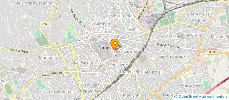 localisation de l'entreprise 408 086 619   NIMES